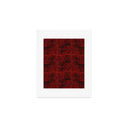 Faux Tortoiseshell 2 - Red Art Print Gallery Image 1