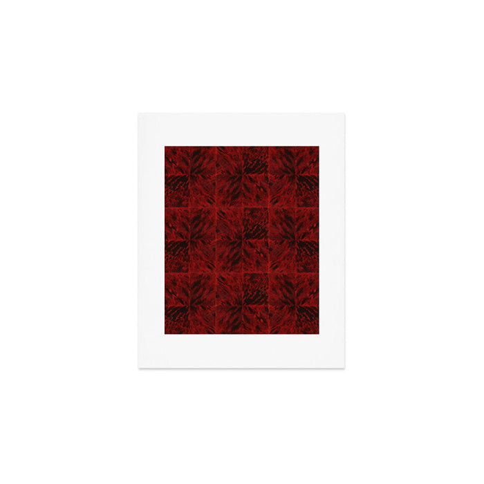 Faux Tortoiseshell 2 - Red Art Print Gallery Image 1