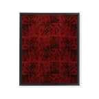 Faux Tortoiseshell 2 - Red Framed Canvas Print Gallery Image 8