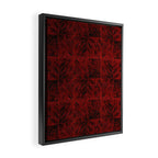 Faux Tortoiseshell 2 - Red Framed Canvas Print Gallery Image 2