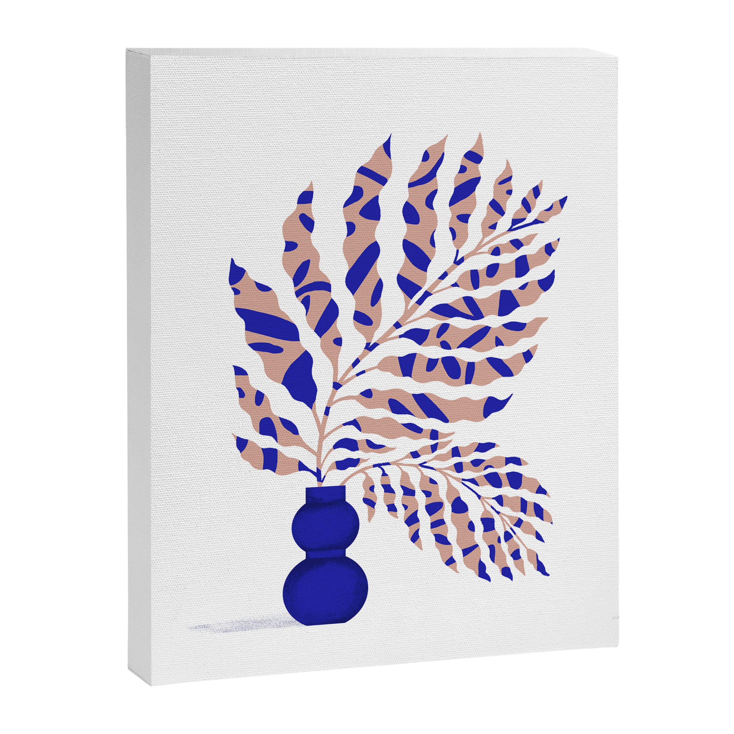 Foliage Blue Canvas Print Gallery Image 6