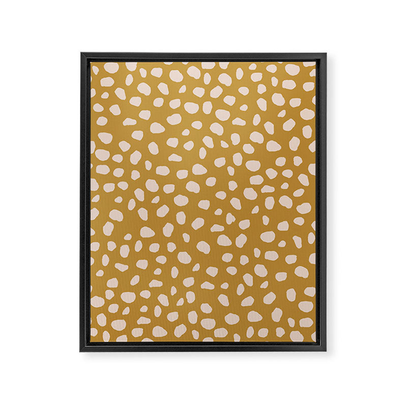 Jaguar | Yellow Framed Canvas Print Gallery Image 6
