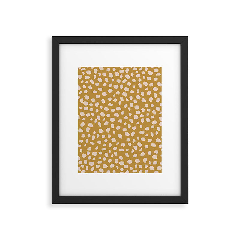 Jaguar | Yellow Framed Art Print Gallery Image 5