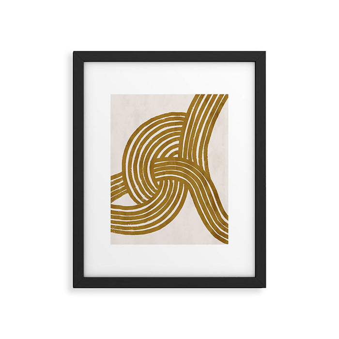 Knot | Dijon Framed Art Print Gallery Image 1