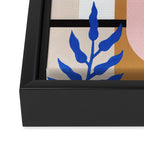 Leather Fern Framed Canvas Print Gallery Image 3