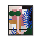 Leather Fern Framed Canvas Print Gallery Image 6