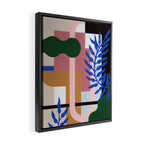 Leather Fern Framed Canvas Print Gallery Image 2