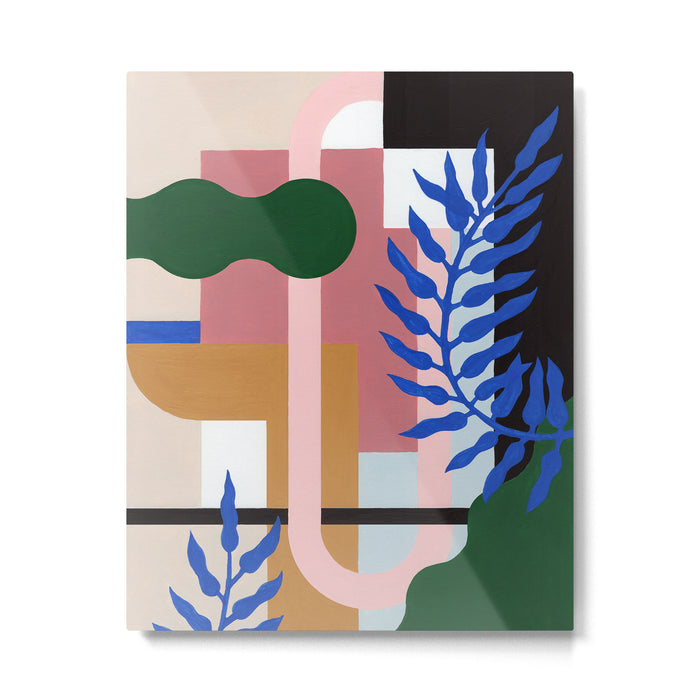 Leather Fern Metal Print Gallery Image 1