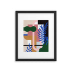 Leather Fern Framed Art Print Gallery Image 5