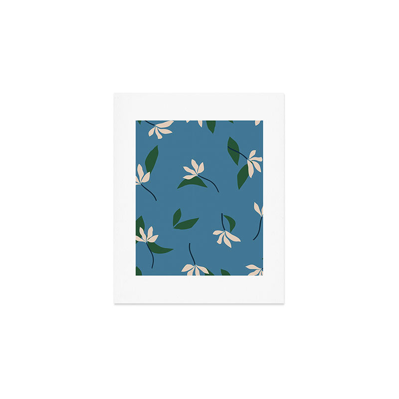 Sprouts | Blue Art Print Gallery Image 1