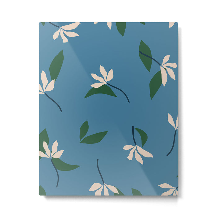 Sprouts | Blue Metal Print Gallery Image 1