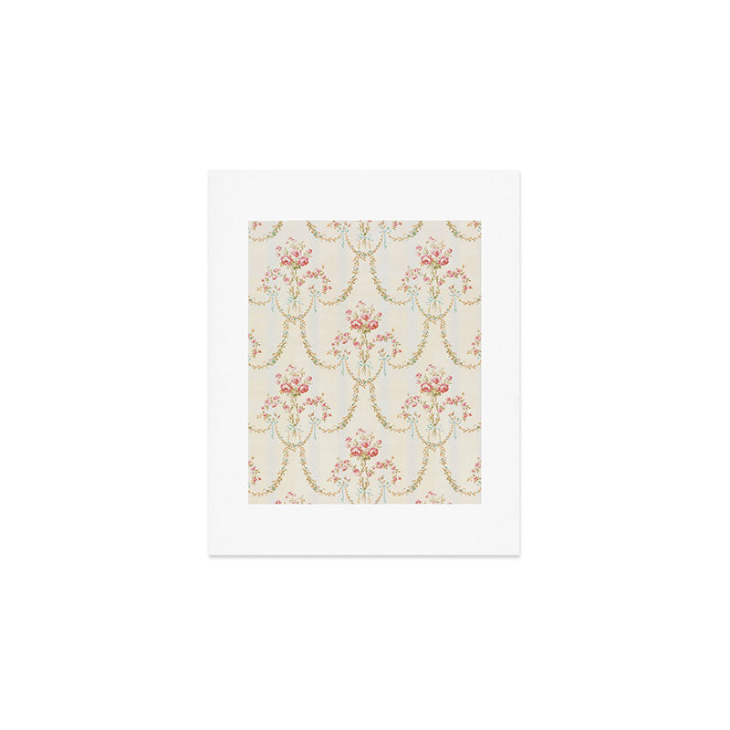 My Paris Apartment Rococo Vintage Wallpaper  Art Print Gallery Image 1