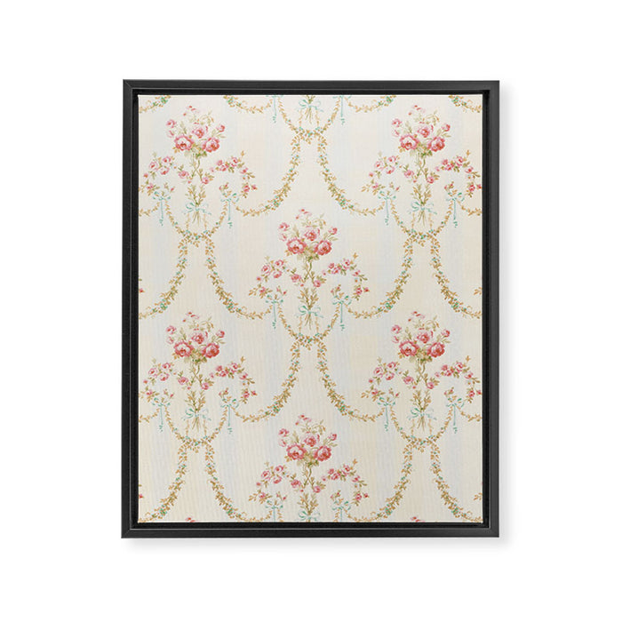 My Paris Apartment Rococo Vintage Wallpaper  Framed Canvas Print Gallery Image 1