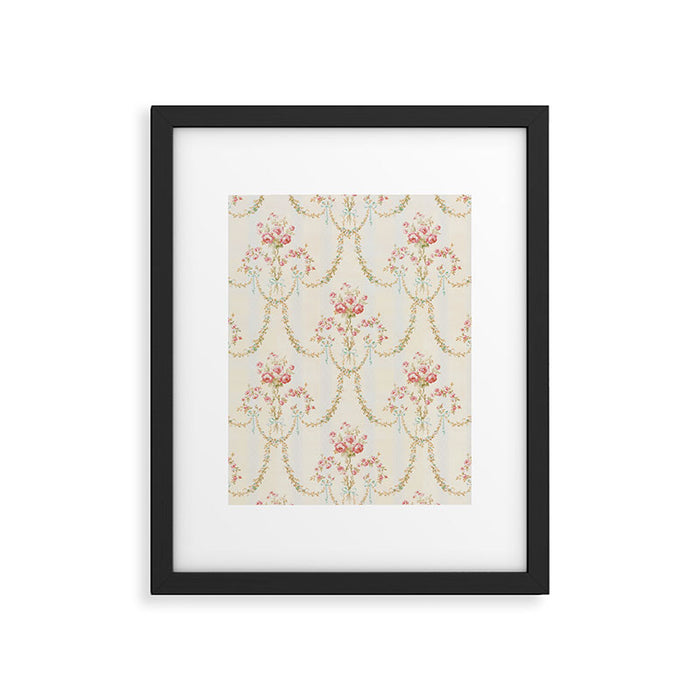 My Paris Apartment Rococo Vintage Wallpaper  Framed Art Print Gallery Image 1