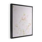 Parisian Shabby Chic Roses Vintage Wallpaper  Framed Canvas Print Gallery Image 2