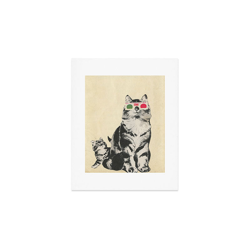 3D Glasses Art Print Gallery Image 1