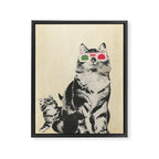 3D Glasses Framed Canvas Print Gallery Image 6