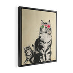 3D Glasses Framed Canvas Print Gallery Image 2