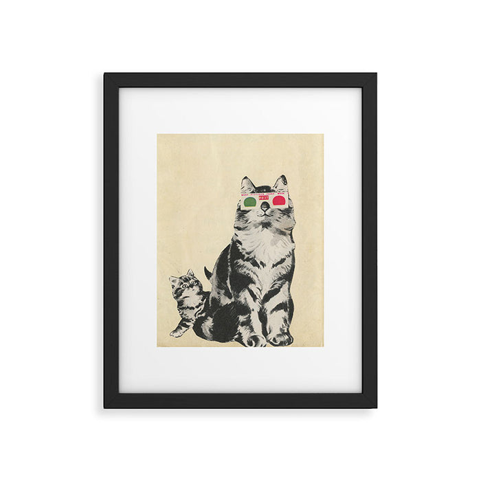 3D Glasses Framed Art Print Gallery Image 1