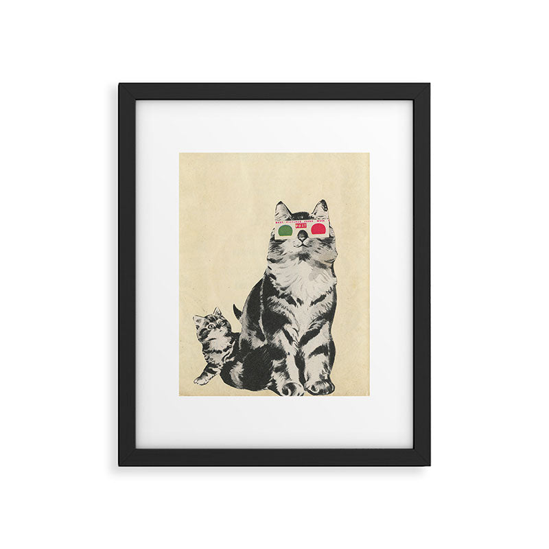 3D Glasses Framed Art Print Gallery Image 4