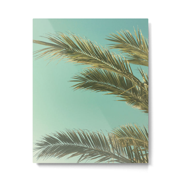 Autumn Palms II Metal Print Gallery Image 1