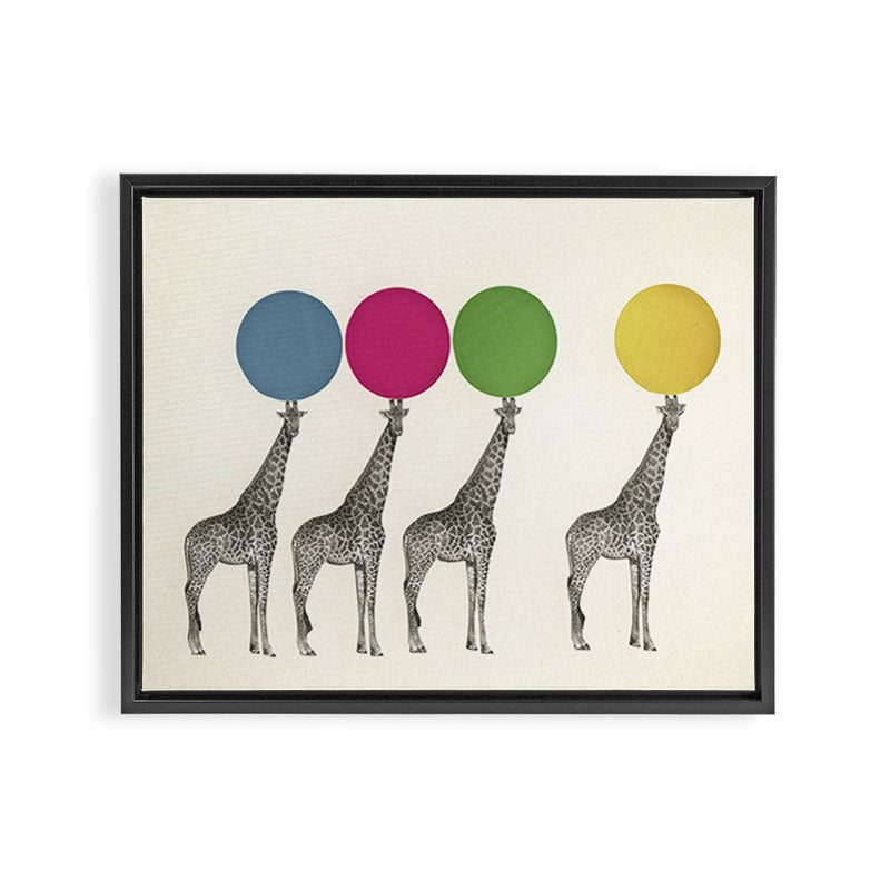 Balancing Act Framed Canvas Print Gallery Image 2