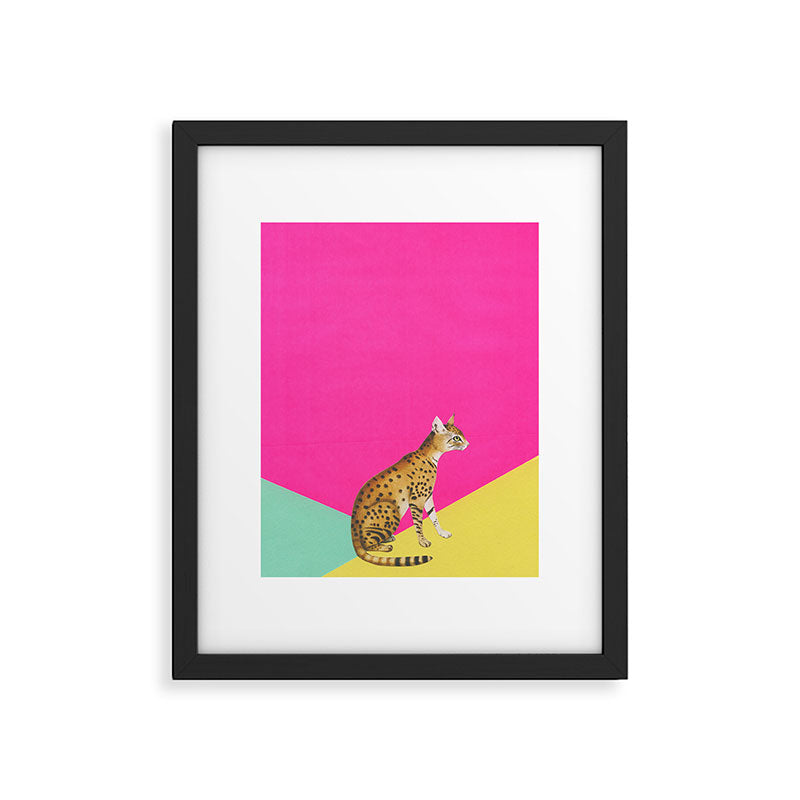 Big Cat Framed Art Print Gallery Image 5
