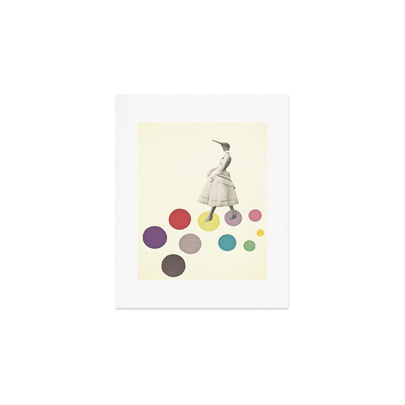 Bird Lady Art Print Gallery Image 1