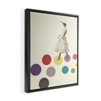 Bird Lady Framed Canvas Print Gallery Image 2