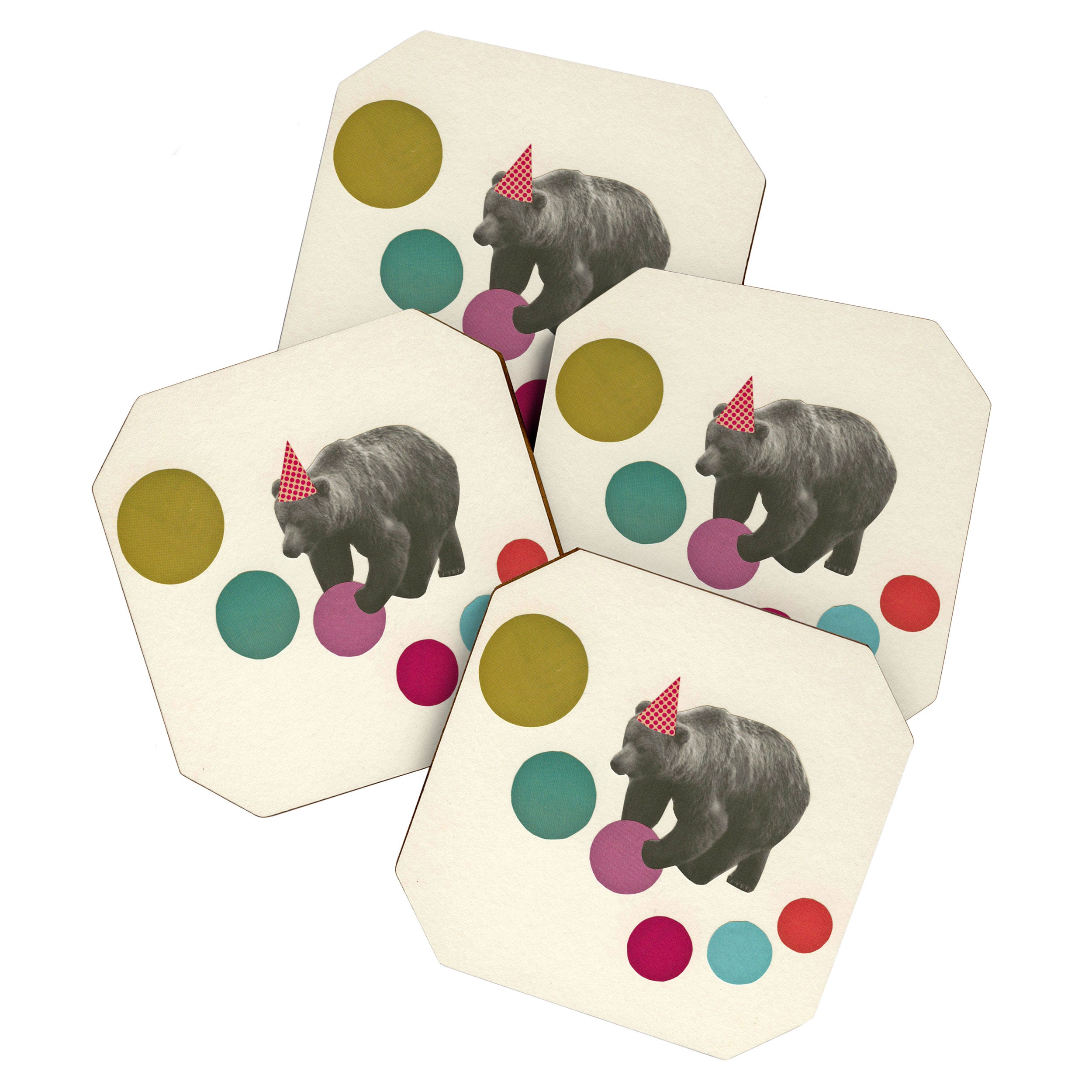 Birthday Bear Coaster Gallery Image 1