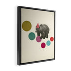 Birthday Bear Framed Canvas Print Gallery Image 2