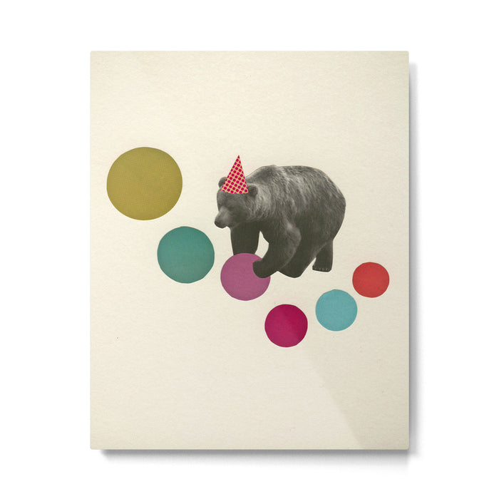 Birthday Bear Metal Print Gallery Image 1