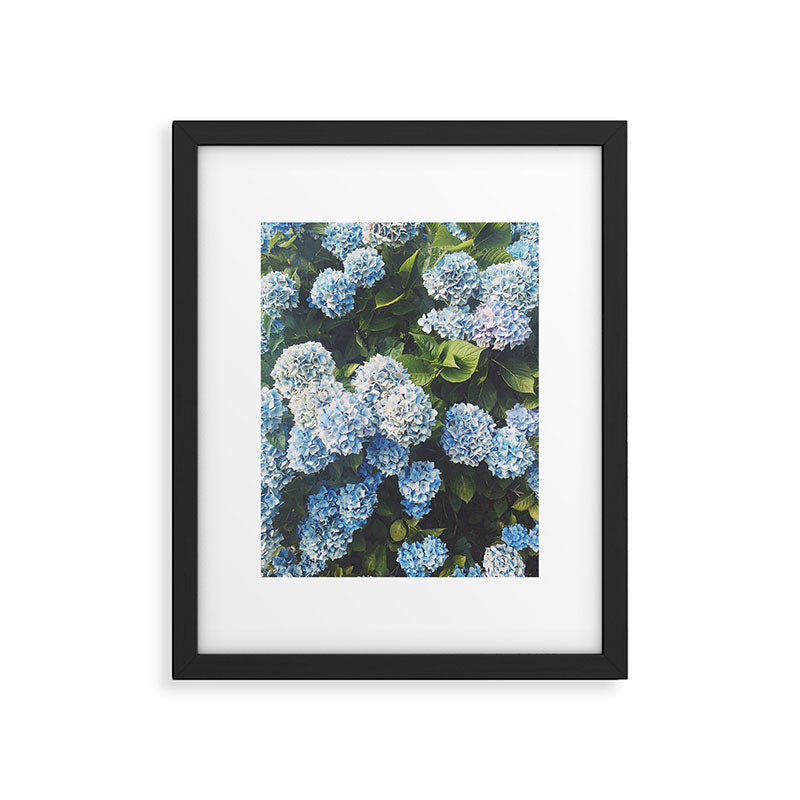 Blue Hydrangea Framed Art Print Gallery Image 5