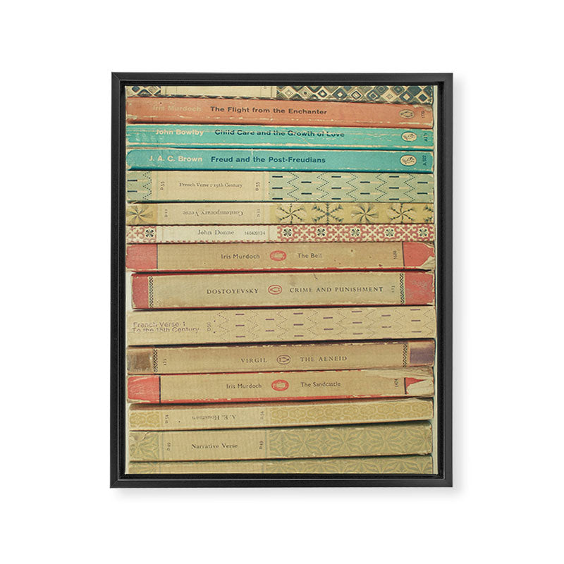 Books Framed Canvas Print Gallery Image 6