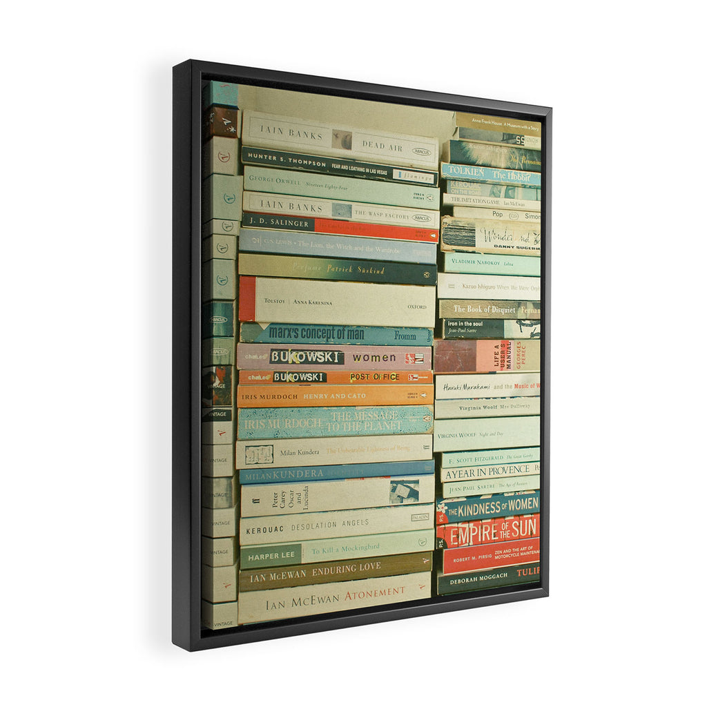 Bookworm Framed Canvas Print Gallery Image 2