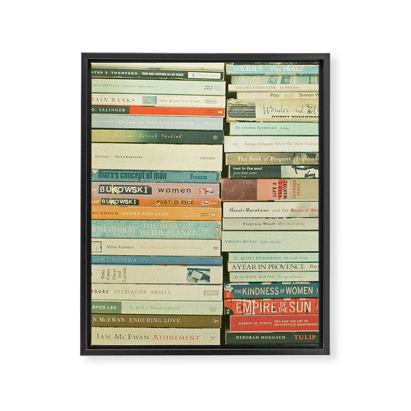 Bookworm II Framed Canvas Print Gallery Image 6