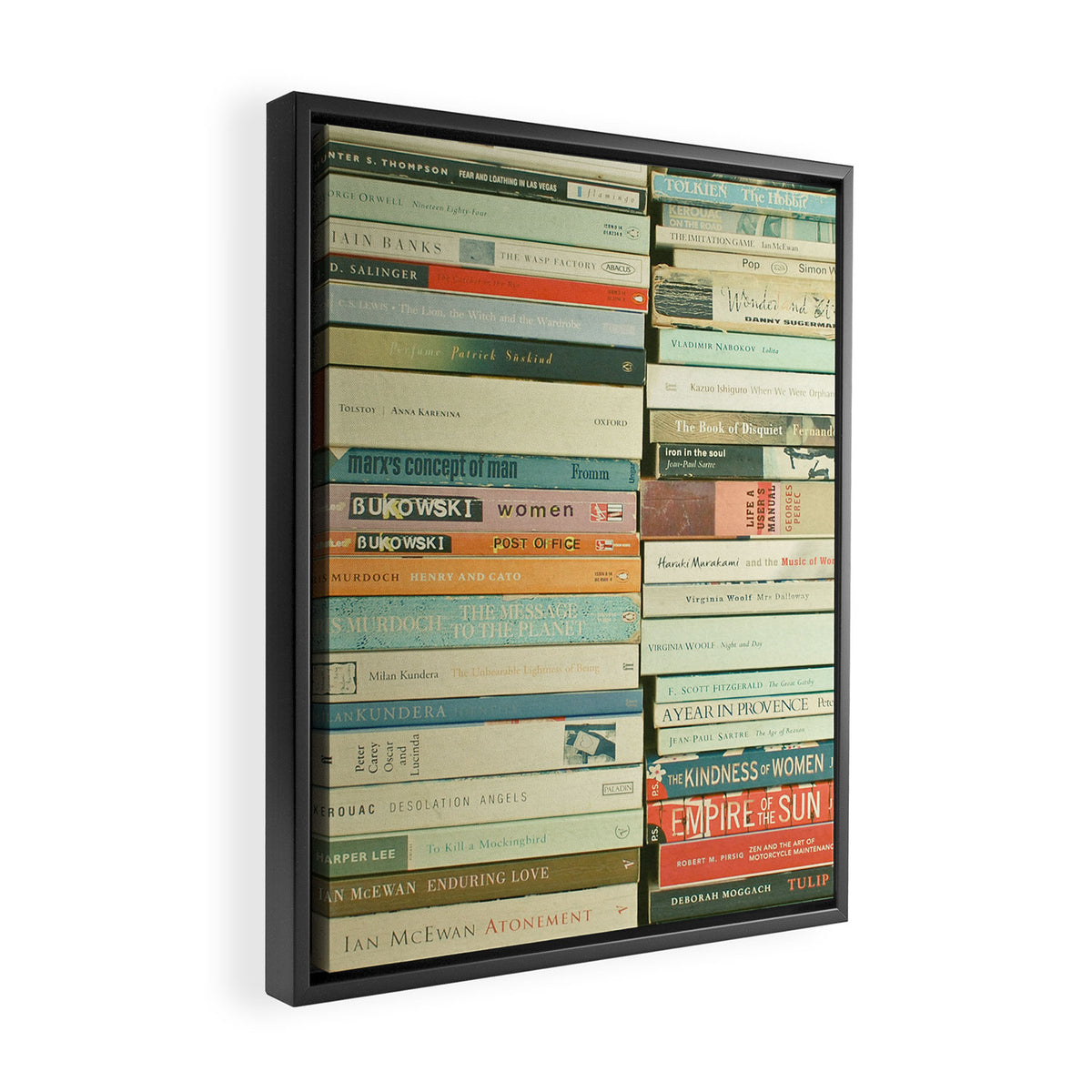 Bookworm II Framed Canvas Print Gallery Image 2
