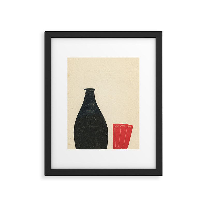 Bottle and Tumblr Framed Art Print Gallery Image 5