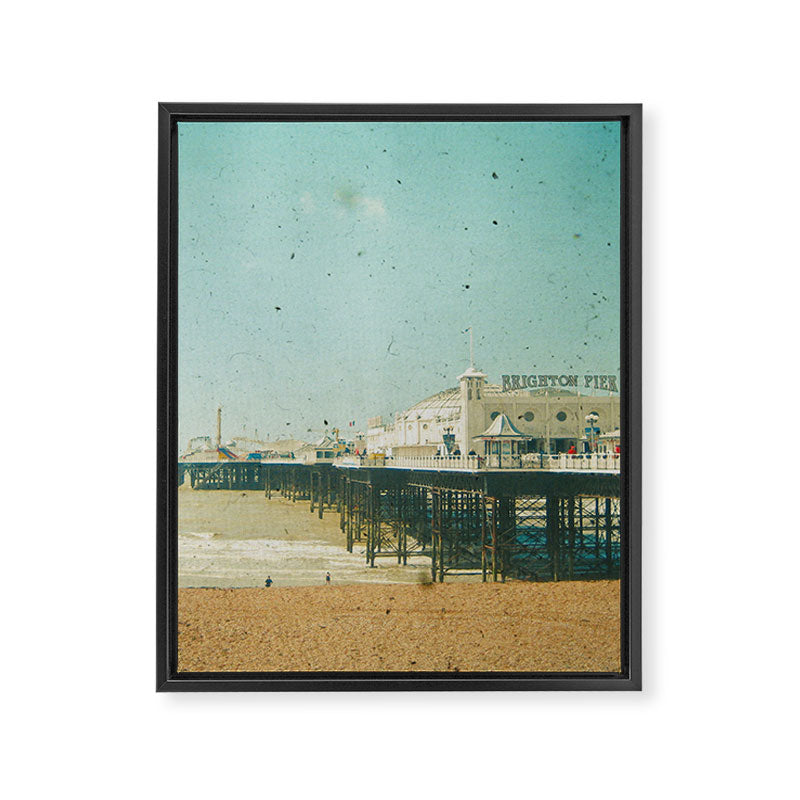 Brighton Pier Framed Canvas Print Gallery Image 8