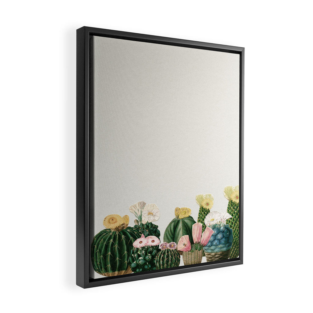 Cactus Garden Framed Canvas Print Gallery Image 2