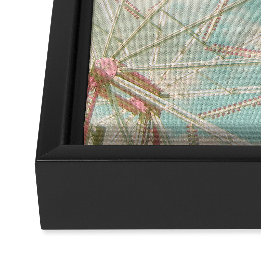 Candy Wheel Framed Canvas Print Gallery Image 3