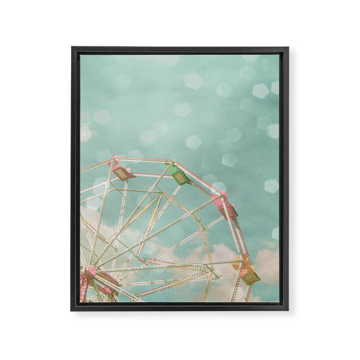 Candy Wheel Framed Canvas Print Gallery Image 1