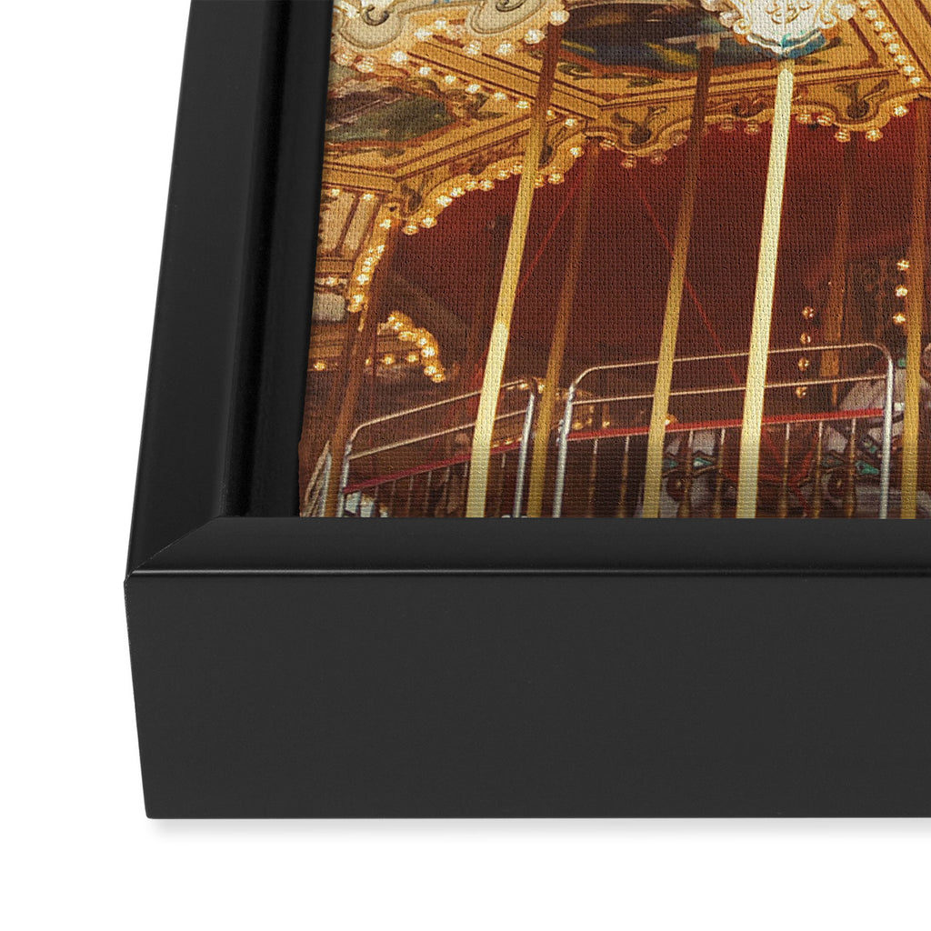 Carousel Lights Framed Canvas Print Gallery Image 3