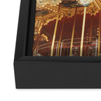 Carousel Lights Framed Canvas Print Gallery Image 3