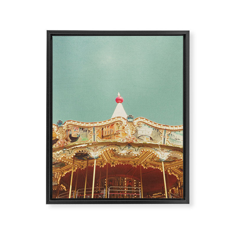 Carousel Lights Framed Canvas Print Gallery Image 8