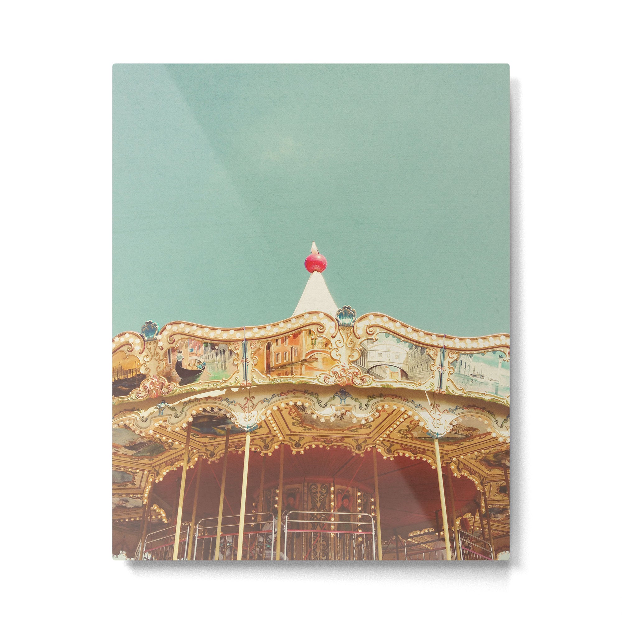 Carousel Lights Metal Print Gallery Image 6