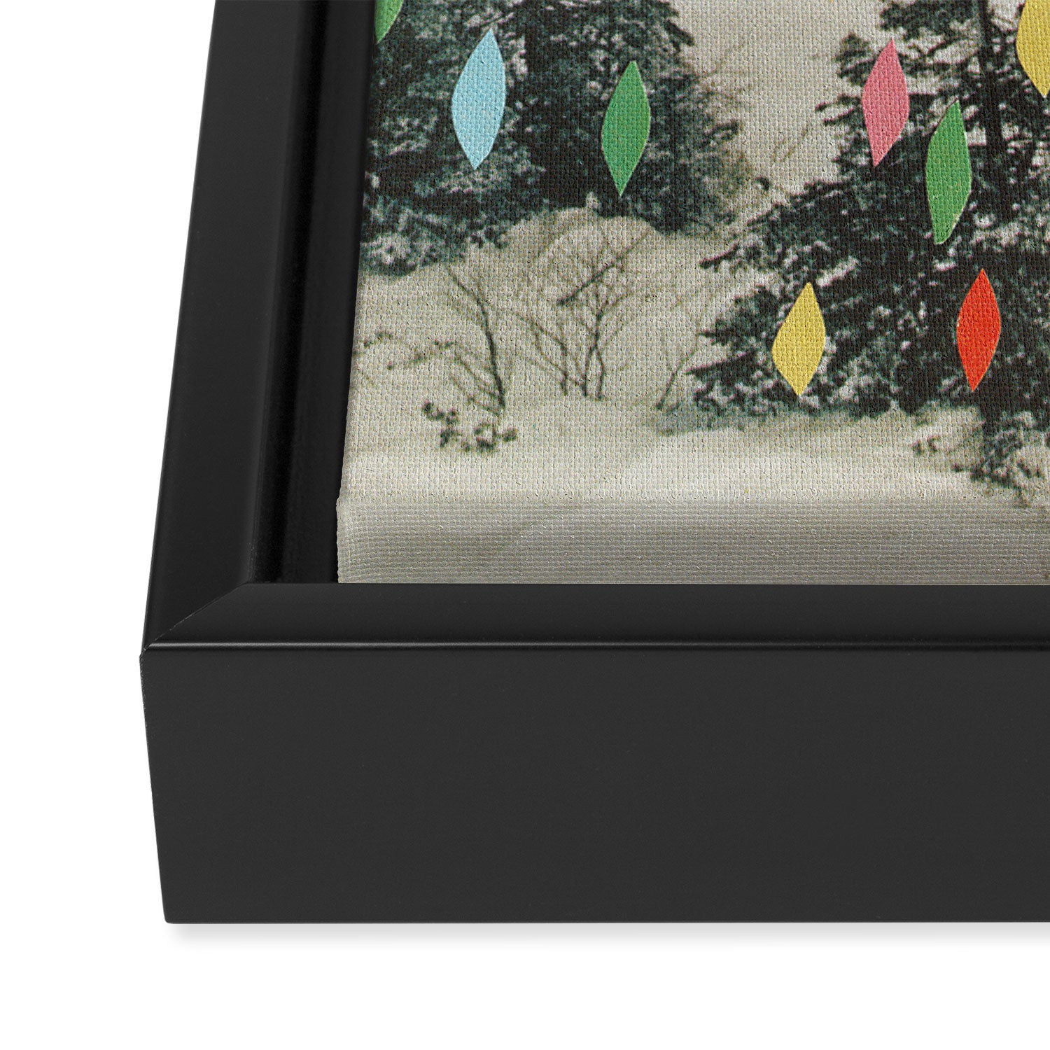 Christmas Beach Framed Canvas Print Gallery Image 3