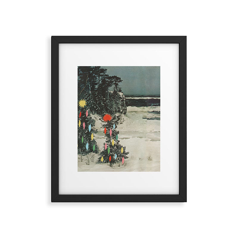 Christmas Beach Framed Art Print Gallery Image 5