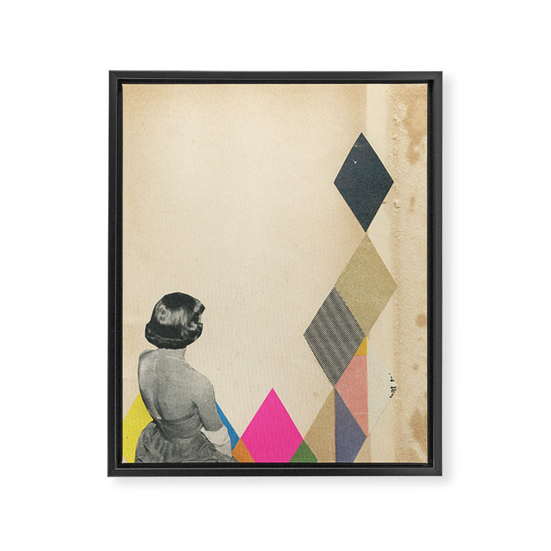 Contemplative Framed Canvas Print Gallery Image 6