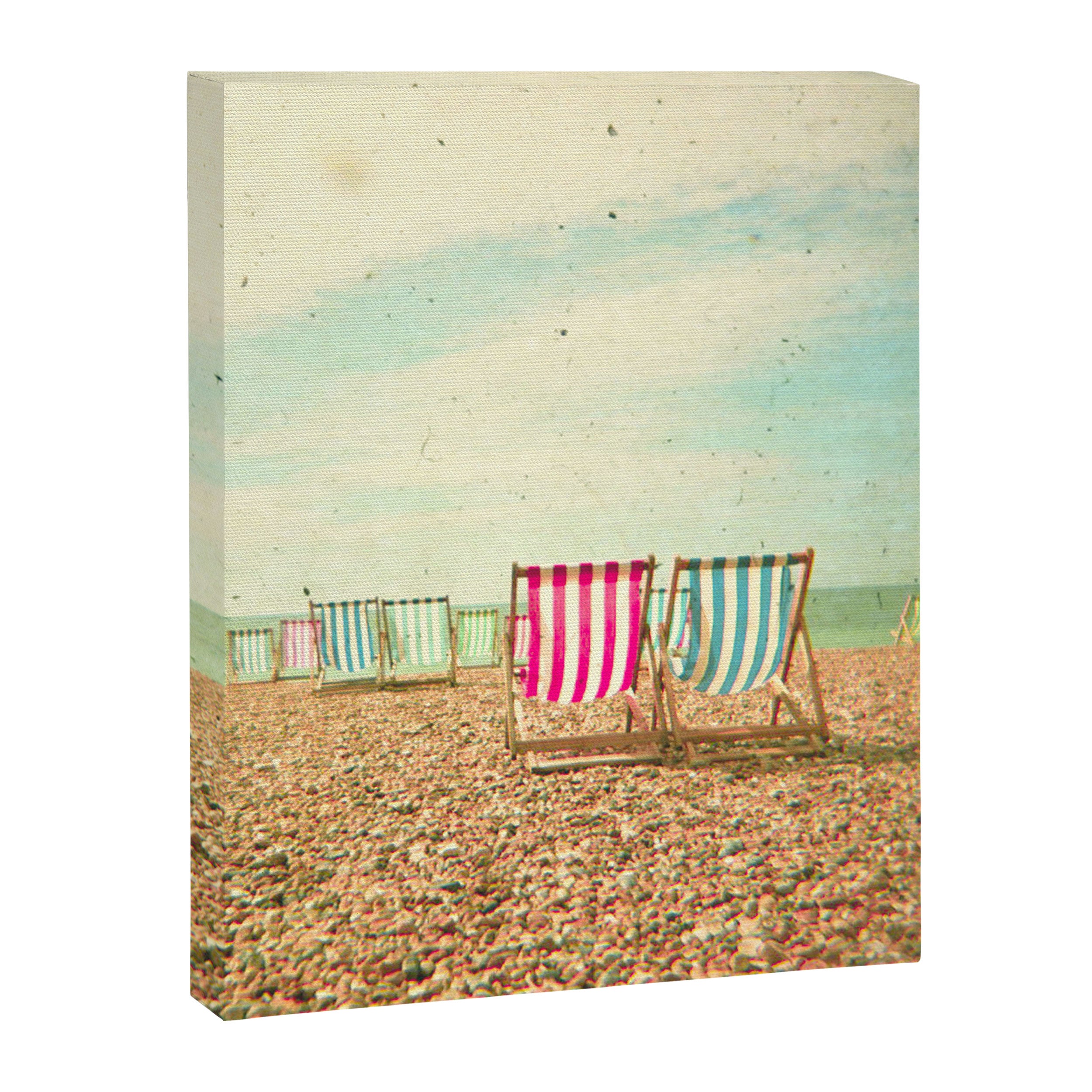 Deckchairs Canvas Print Gallery Image 8